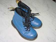 Dr. Martens Brooklee Blue Toddler Boots Size 9C Sold As Is 
