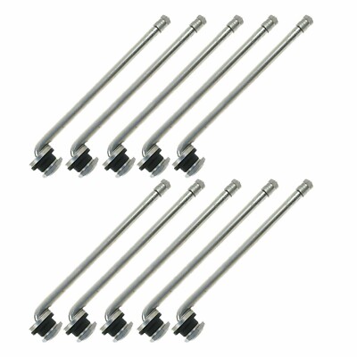 TR510 5-1/2'' 90° Valve Stem for Drop-Center Aluminum Disc Wheel .625 Pack of 10