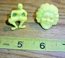 2 different original VINTAGE childrens McDonalds Rings 1971 - Ronald McDonald