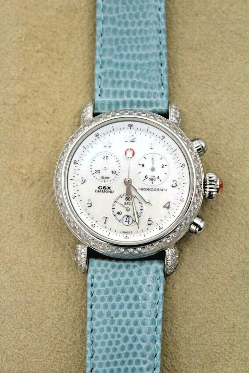 MICHELE ミッシェル コケット ダイヤベゼル スモセコ レディース MICHELE ミッシェル コケット ダイヤベゼル スモセコ レディース