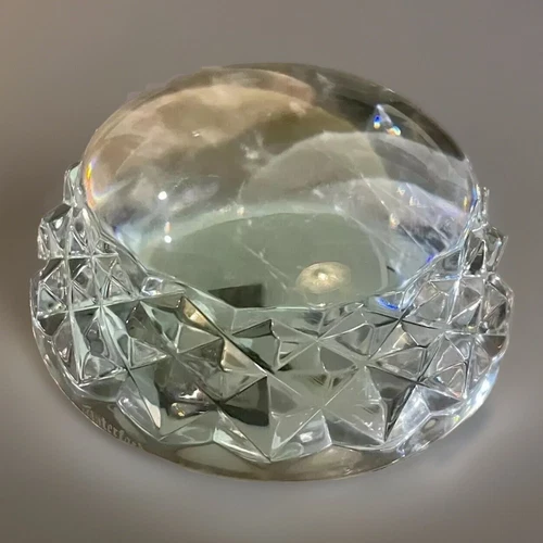Vintage WATERFORD Crystal PAPERWEIGHT Dome Blank Panel  You Choose  Original Box