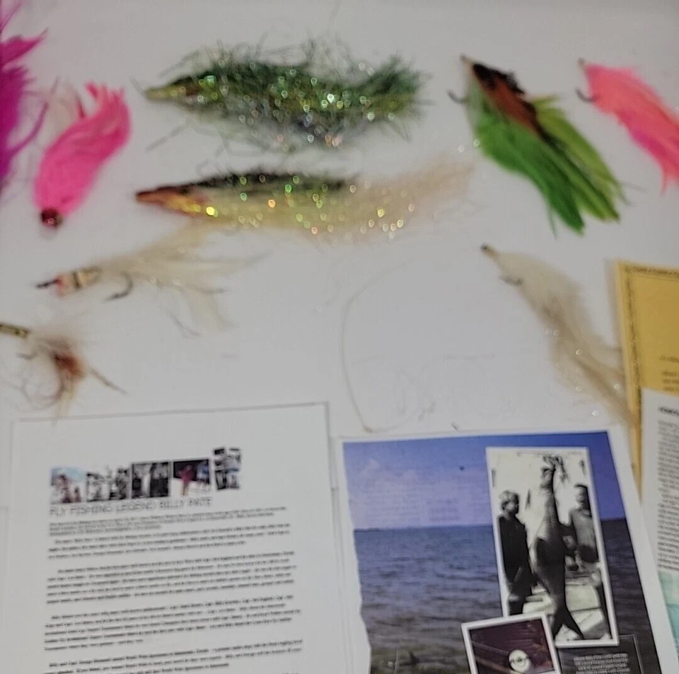 Pesca con mosca WWS Tibor BILLY PATE Estate certificado de autenticidad x12 agua salada en alta mar moscas en bolsa Foto 4 de 4