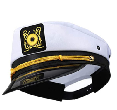Hugh Hefner Captain Hat Adult Playboy 