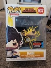 Funko POP! My Hero Academia Dabi 2019 NYCC Signed by Jason Liebrecht w/JSA