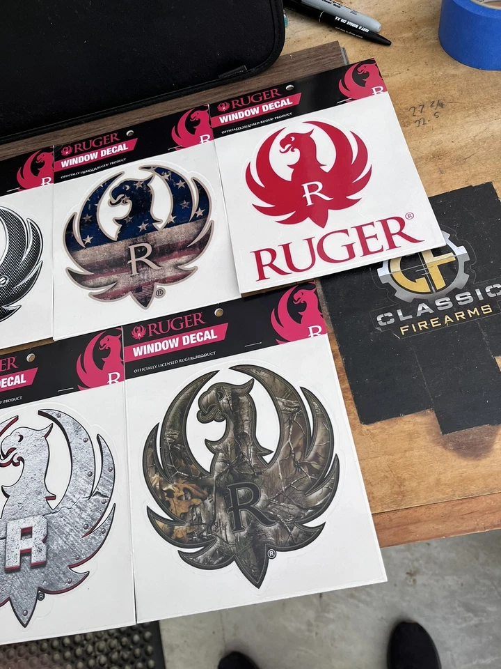Ruger Logo 6” window Decals (5) - Image 3 of 4