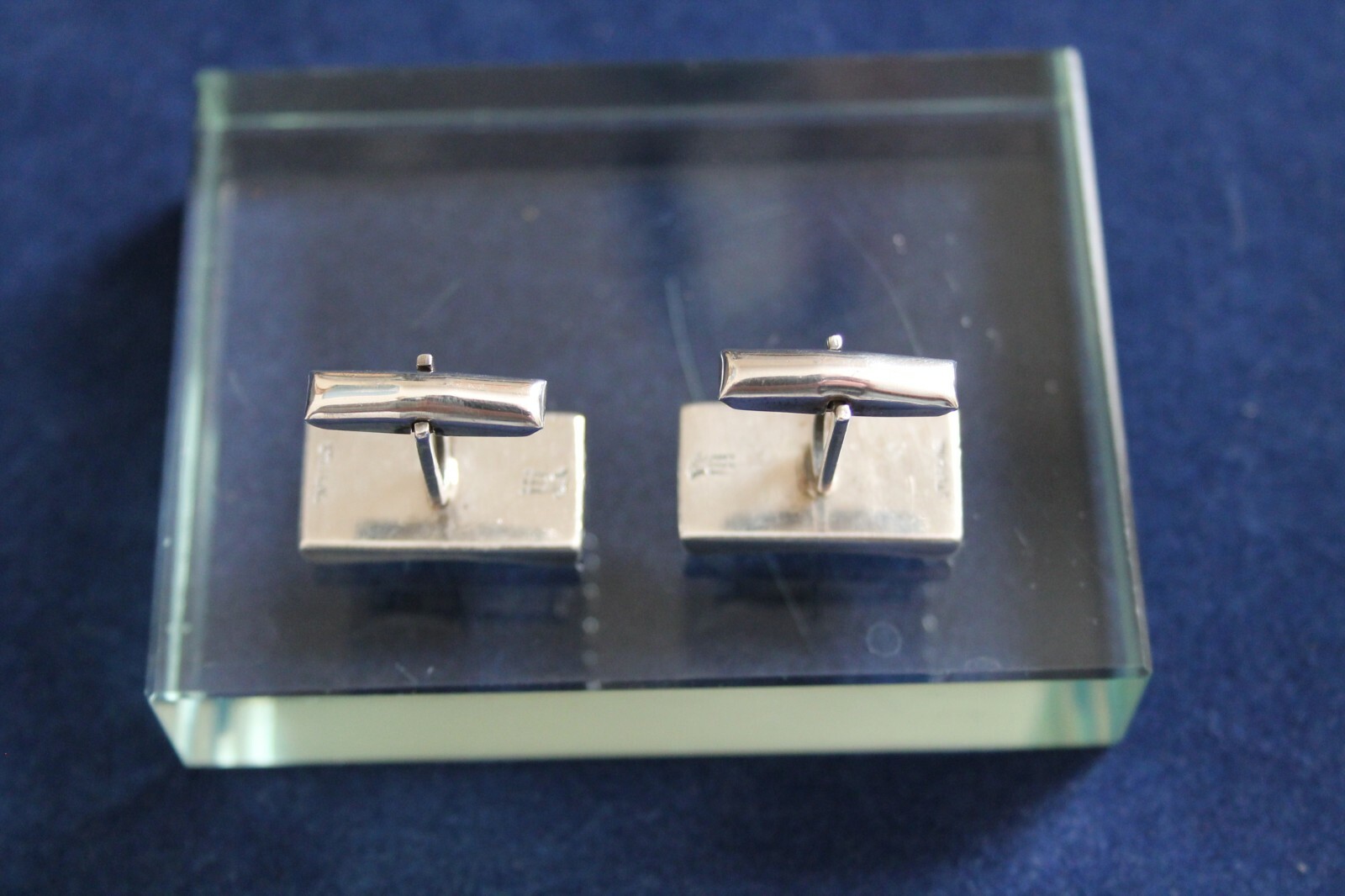 James Avery Sterling Silver Cufflinks Greek Cross R… Gem