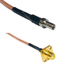 RG316 TS-9 MALE to SMA FEMALE FLANGE RF Cable FAST-SHIP LOT