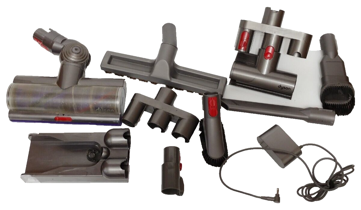 Dyson Vacuum Cleaner Replacement Parts Lot of 10 Accessories Including Charging Cord-image