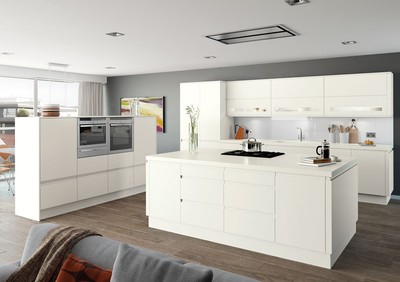 Kitchen Units RIGID BUILT NOT FLAT PACK White Handleless MATT Doors ...