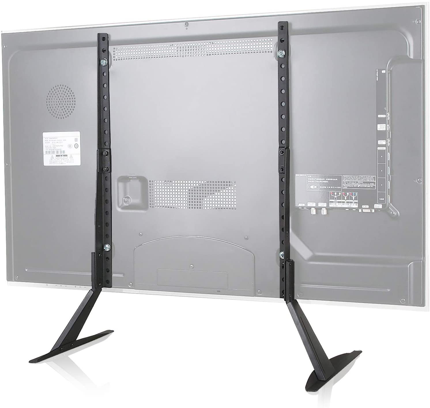 Wali Universal Tv Stand Table Top For Most 22 To 65 Inch Lcd Flat Screen Tv, Ves