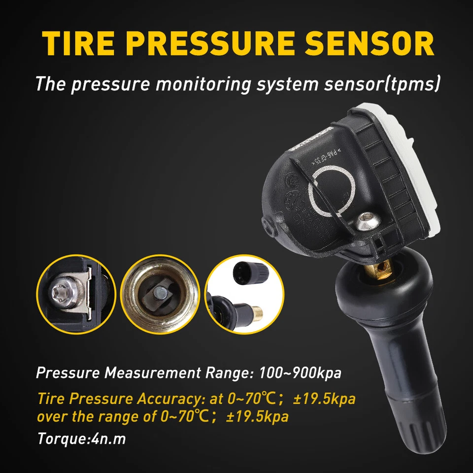 4x TPMS NUEVOS sensores de presión de neumáticos para Ford Police Interceptor 2013-2018 utilitario Foto 4 de 4