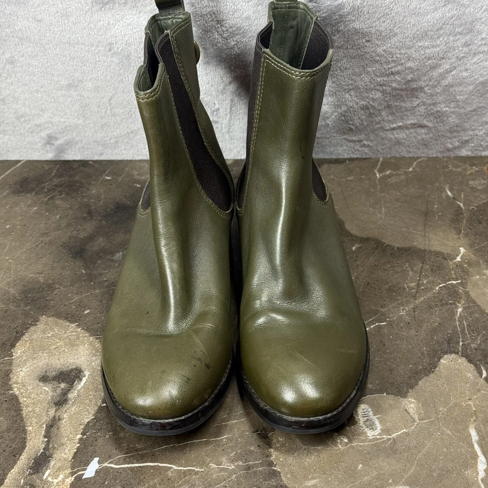 Cole Haan X NikeAir Evan Chelsea кожи водонепроницаемый размер 6B ботинки туфли зеленый - Изображение 3 из 4