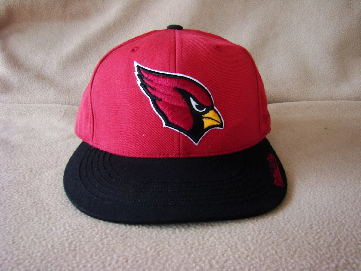 Arizona Cardinals Mitchell and Ness NFL Fitted Flat Bill Brim Hat Cap 7 1/2