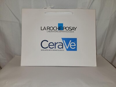 25 Pack Of CeraVe/ La Roche Posay Tote Bags: Measures 13 X 10 Inches