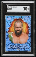 2022 Upper Deck AEW All Elite Wrestling Breakouts SP Miro #BO-32 SGC 10 GEM 11gg