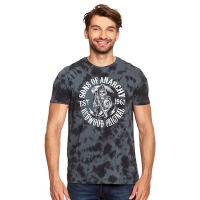 Sons of Anarchy - Reaper Logo T-Shirt grau - Größe S wählbar