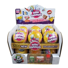 ZURU Mini Brands Mystery 12 Pack With Display Surprise Series 2 Yellow Balls NEW