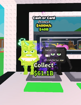  Steal a Brainrot Cash or Card(400M/S) 