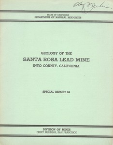 Overlooked Santa Rosa mine, +SILVER+, Owens & Death Valley, Inyo Calif, RARE 1st