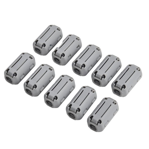 Eurowagens Ferrit-Klemme Zur GeräUschreduzierung FüR Kabeldurchmesser, 10Er Pack-image
