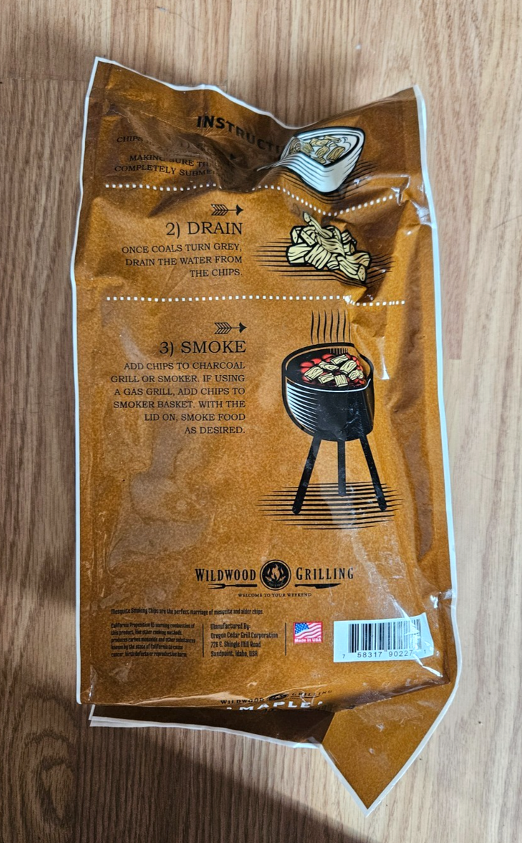 Maple Smoking Chips BBQ Grill Smoker Natural Wood Chips Sweet Mild Flavor | eBay Maple Smoking Chips BBQ Grill Smoker Natural Wood Chips Sweet Mild Flavor | eBay
