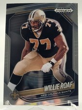 2025 PRIZM BLACK WILLIE ROAF FOOTBALL CARD SAINTS NFL 96 panini