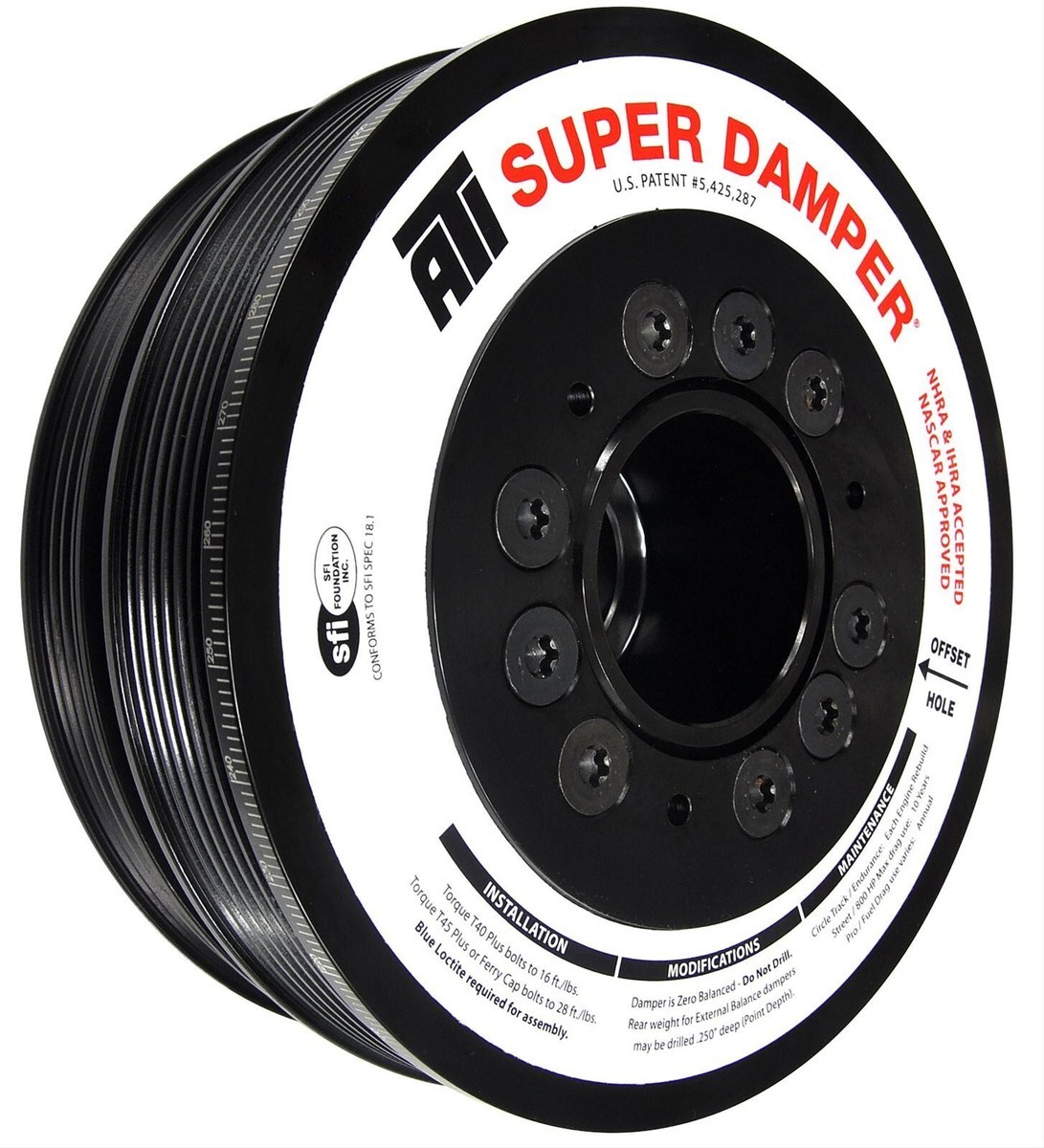 ATI 918487 Super Damper -15% Underdrive for 11-23 Dodge 5.7L & 6.4