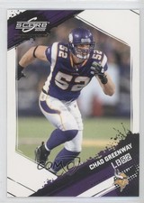 2009 Score Inscriptions Chad Greenway #163 0s5