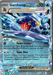 Garchomp ex 038/182 Paradox Rift Double Rare Holo