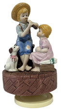 Norman Rockwell 7” Retired Porcelain “The Music Master” Music Box Vintage Rare