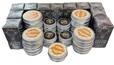 AFTERCARE TATTOO BUTTER verbessert ALTES/NEUES TATTOO heilt schützt Balsam UVP 160 £