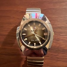  Excellent  Rado Balboa V Date Brown Dial Automatic Men's Watch Working 31