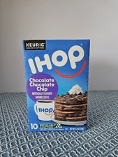 IHOP CHOCOLATE CHIP Ground Coffee Keurig K-Cups 10 Pods Medium Roast 8/25