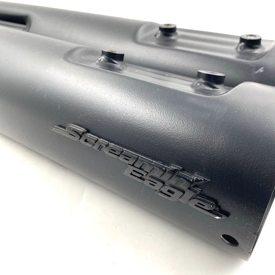 OEM Harley 64900448 64900449 Negro Screamin Eagle Escape Deslizables 17-23 Touring Foto 2 de 4