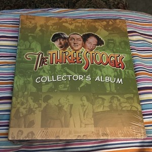 New, Sealed The Three Stooges Collector’s Album by Breygent