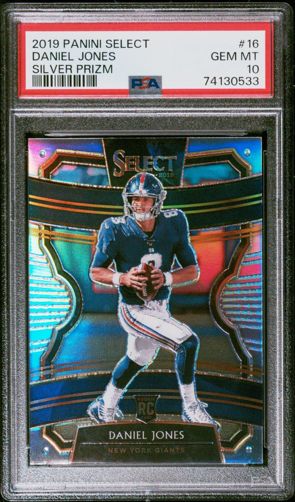 Daniel Jones Panini Select #16 Silver