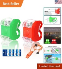 Super Bright Red  Green Navigation Lights for Boats - Perfect for Night Safety