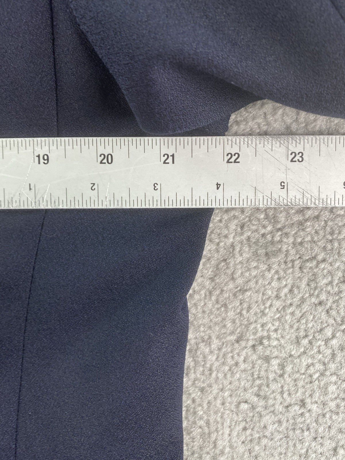 Giacca tuta vintage Yves Saint Laurent 44 L blu lana lusso designer Francia