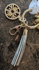 Lilly Pulitzer Chain Link Keychain Bracelet/ Wristlet with Tassel  NWT — photo 5