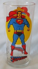 1976 Pepsi Super Series Superman NPP Drinking Glass