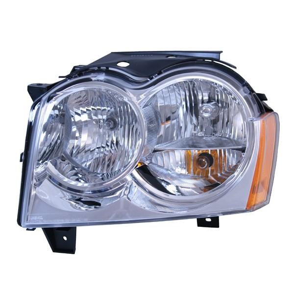 Phare gauche Jeep Grand Cherokee WK idéal pour sécuriser vos trajets de nuit en montagne
