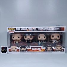 Funko Pop! Rocks Music Pantera Philip Vinnie Dimebag Rex 4 Pack