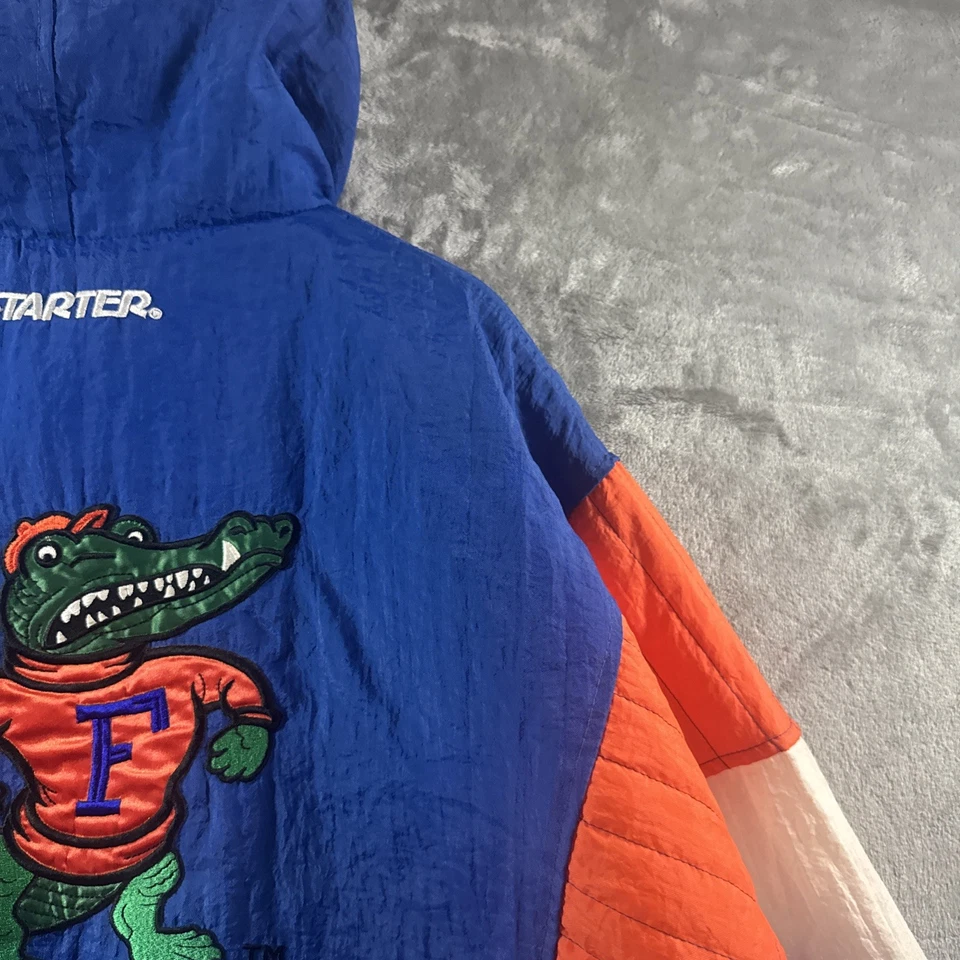 Chaqueta acolchada Starter Florida Gators para hombre XXL UF azul y naranja fútbol americano de la NCAA Foto 3 de 4
