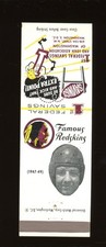 1960-61 1st Federal Savings Washington Redskins Matchbooks Tommy Mont Exmt 1960-61 1st Federal Savings Washington Redskins Matchbooks Tommy Mont Exmt