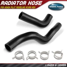 2x Lower & Upper Radiator Coolant Hoses for Honda Pilot Ridgeline Acura MDX 3.5L