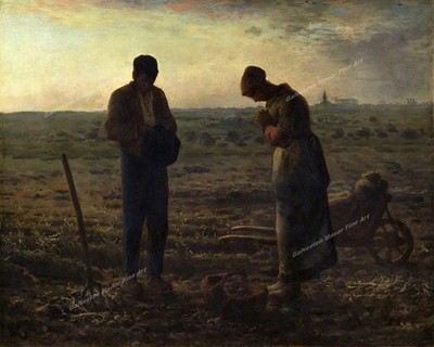 The Angelus by Jean-François Millet - Giclee Print