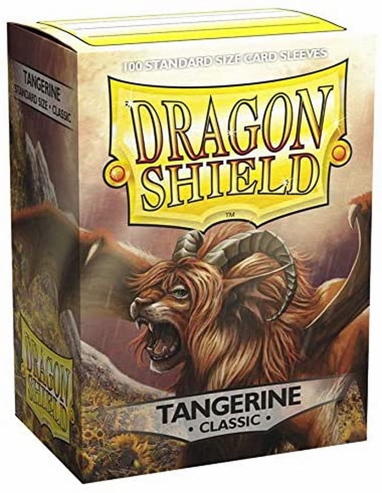 100 Bustine Dragon Shield CLASSIC TANGERINE Mandarino