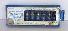 Flicker Flame Bulbs Christmas Replacement 120V Candelabra Base 9 Pack New