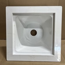 Proflo 12 x 12 PVC Floor Sink Drain with 2 Drain Opening - PF42855