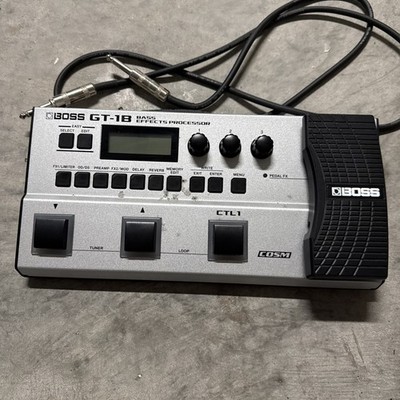 Boss GT-1B Digital Bass Multi-Effects Effects Processor Pedal w Cable Cord